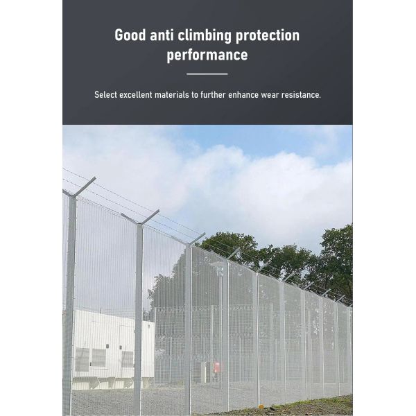 Mesh Size 76*13mm 358 Mesh Fence For In Prisons Airports