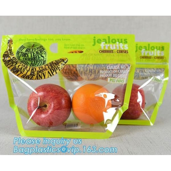 Micro Perforated Plastic Bag For Vegetable bread fruit, bopp fresh vegetable packaging bag, Clear Fresh Vegetables Packa
