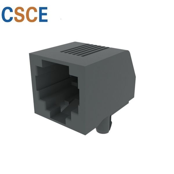 90 Degree Flat Pin RJ11 Modular Jack