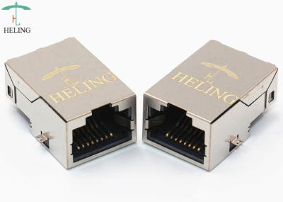Transformador integrado RJ45 100Base T, tomada do PWB RJ45 do offset/saliências