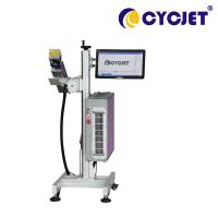La machine de gravure en ligne de laser de LMP30F CYCJET avec l'écran coloré facile fonctionnent