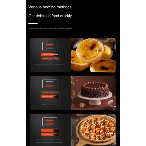 Suitable for Baking Bread Cake Pizza 3-layer 6-tray Electric Heating Commercial Oven