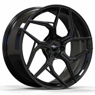 Ford Mustang GT Gloss Black Custom Forged Wheels