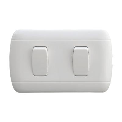Electrical Double Gang Light Switch , Home 2 Gang 2 Way Intermediate Switch