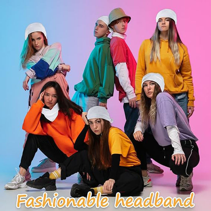 Personalized Hand Towels Polyester Sublimation Blank Handkerchiefs Plain Unisex Bandana Diy Headband