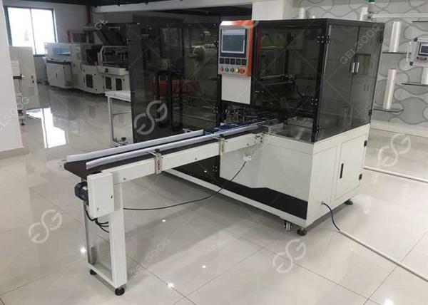 BTB-400 BOPP Film 10 Cigarette Box Wrapping Machine with Tear Tape