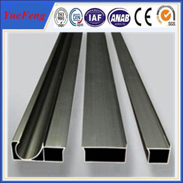 profiles aluminium extruded aluminum square tube/ aluminum hollow tube