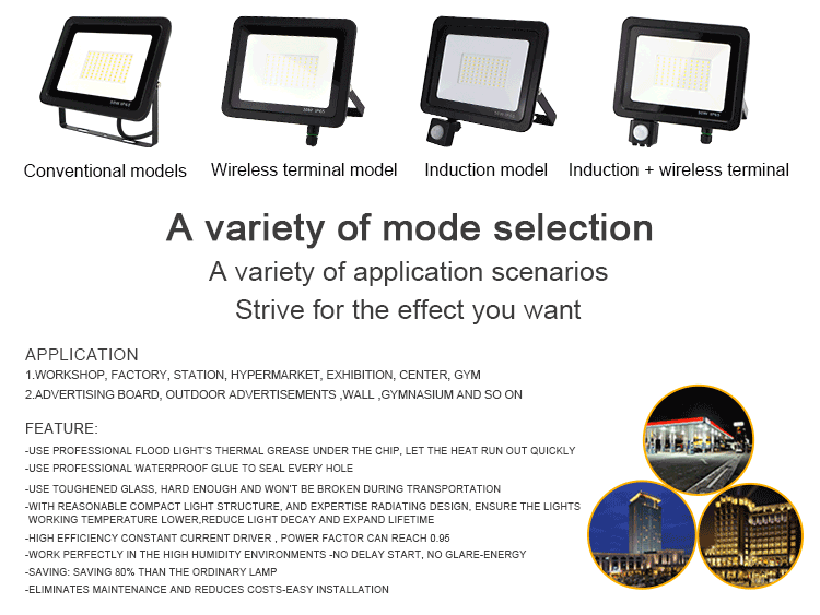 Алюминиевые ультра тонкие света потока СИД датчика 10w на открытом воздухе