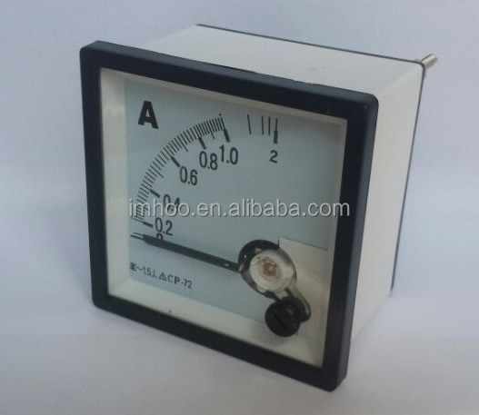 Analog Ammeter 72x72 AC Ammeter