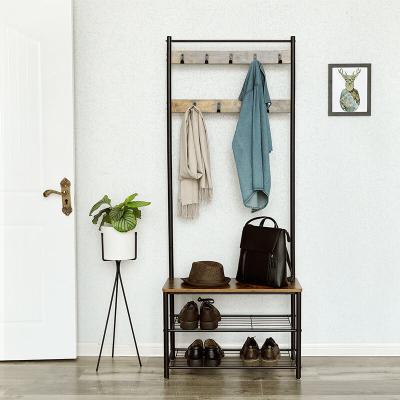 Coat Rack with Hooks, Free Standing Coat Stand, Coat Stand, Hallway Furniture, HSR41BX