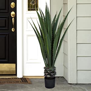 Giant Agave Fake Plant-52-Inch Faux Succulent, Fits With Southwestern Decor And Cactus Artificial Plants