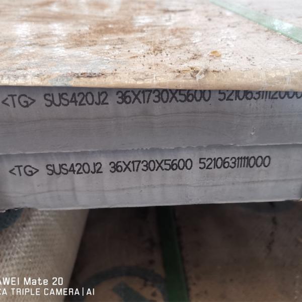 GB do EN 1,4028 de 3Cr13//RUÍDO X30Cr13/placa de aço inoxidável SUS 420J2 de JIS para instrumentos cirúrgicos