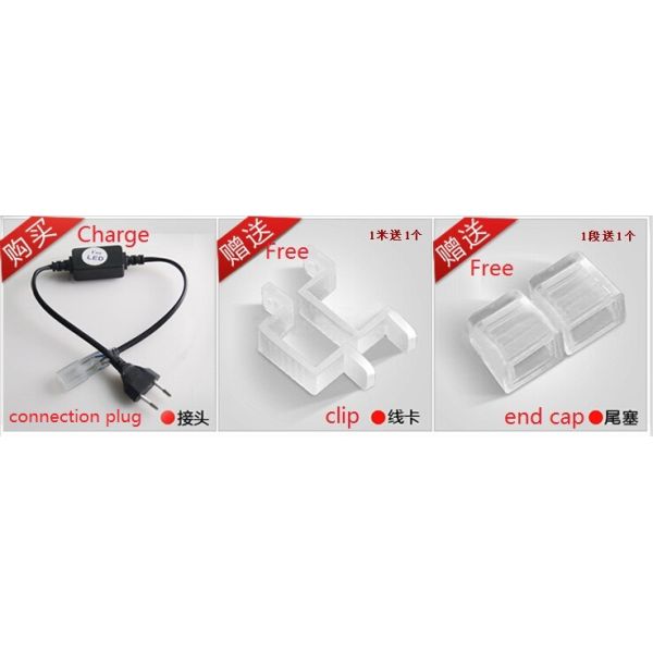 AC230V flexiable PCB LED Strips Light waterproof  , exterior led strip lighting