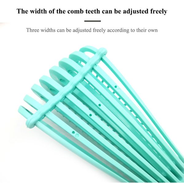 Detangling Hair Brush Curly Bristle Nylon Tooth Adjustable Hair Styling Brush