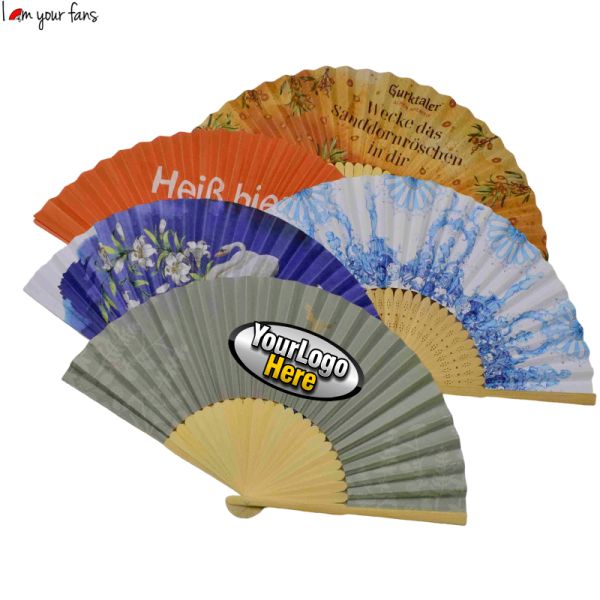 High Quality Bamboo Hand Fans Folding Fan Custom Handicraft Bamboo Fan
