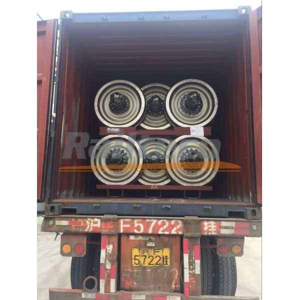 Railway Wagon Wheel Set Meet AAR / EN / TB Standard Railroad Wheel and Axle Assembly