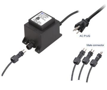 IP68 waterproof outdoor transformer for Barbecue BBQ grill with UL approval,110~240Vac input