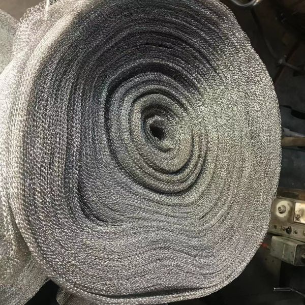 Customizable Weave Density Knitted Metal Mesh Easy To Cut & Shape