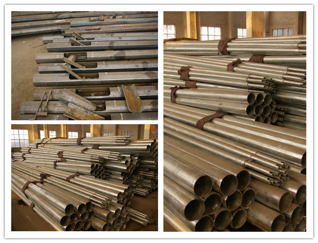 Одиночное погружение светлых сигналов уличного движения рукоятки горячее гальванизировало толщину 5m 3mm