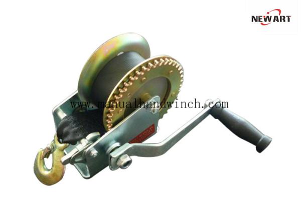 Metal Manual Boat Winch / Hand Operated Winch 10m Marine Trailer Caravan 1200lb