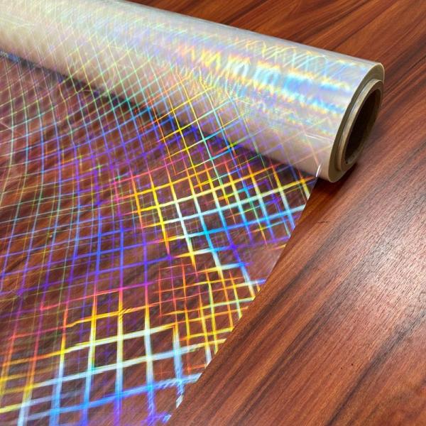 Soft Hardness Transparent Holographic Film For Small Grid Packaging