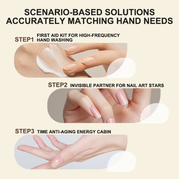 Pure Almond Milk Hand Cream Natural Nourishing Skin Rejuvenating OBM