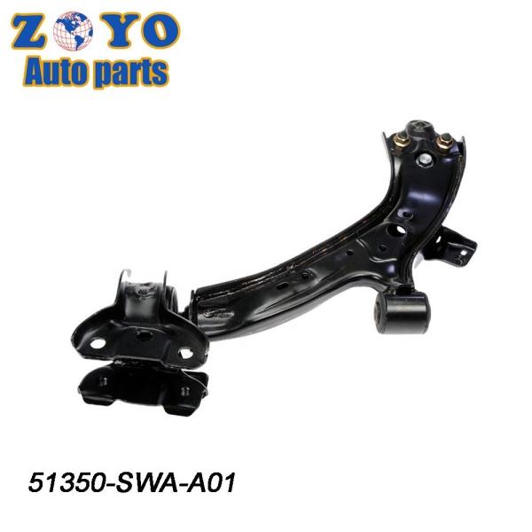 Le bras de commande inférieur pour Honda Fit Jazz GD1 2006-2019 Véhicule standard OEM 51350-SWA-A01