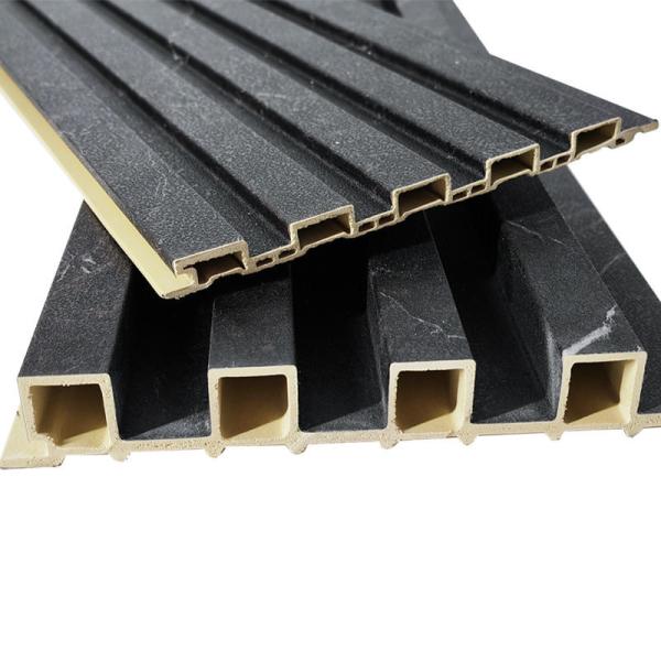 Modern Interior Art Louver Decorative 3d Fluted Wpc Wall Panels for Wall or Ceiling and Indoor Tv Pvc Covering Panel