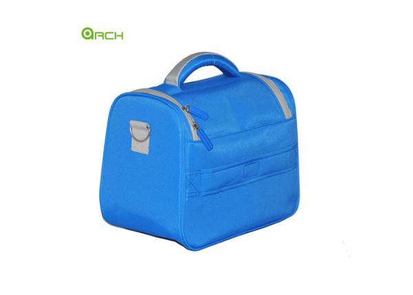 Unisex 600D In Lid Zippered Pockets Travel Vanity Bag Travel Accessories Bag