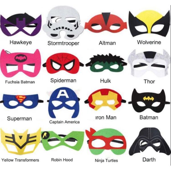 Soft Felt Holiday Decorations Halloween Masks Non Toxic For Children
