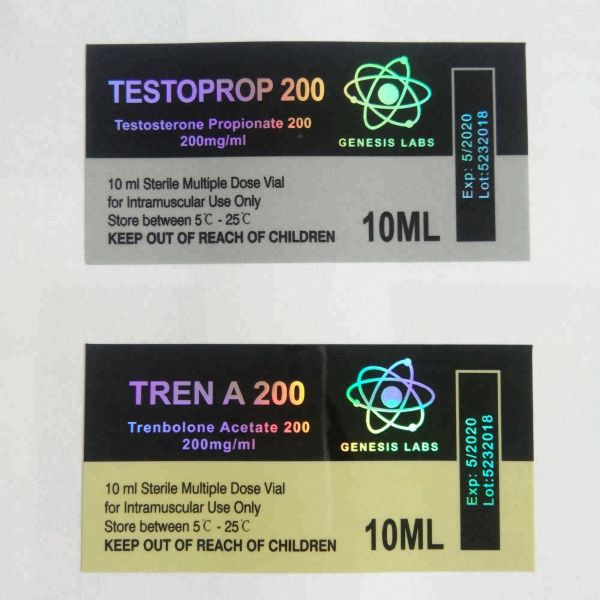 Gen Pharma Water Resistant 10ml Glass Vial Labels