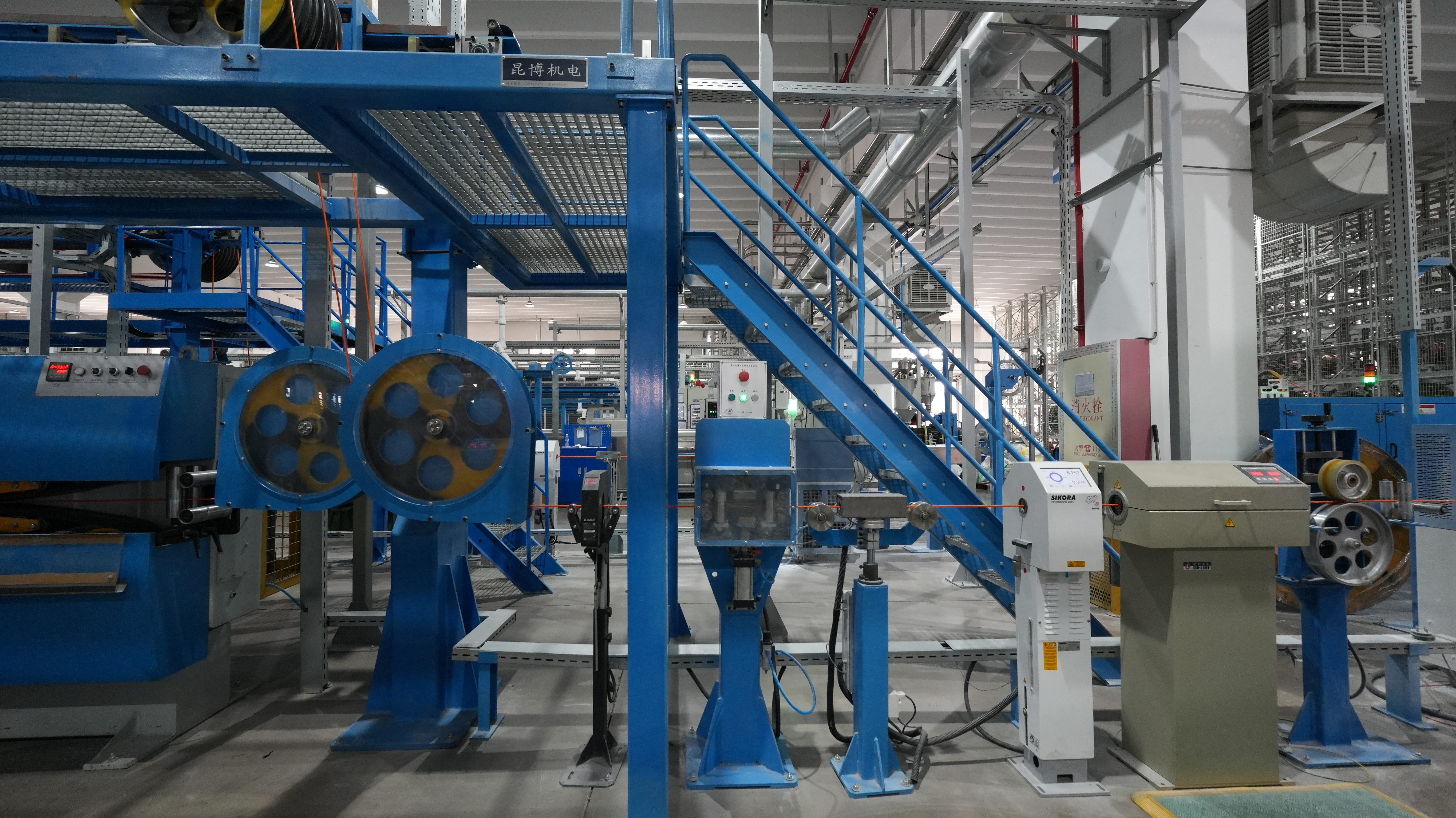 50rpm Screw Speed Silicone Wire Extrusion Line with 100kg/H Extrusion Volume for Silicone Rubber Insulation