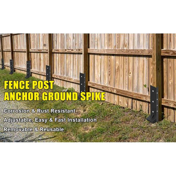 Оградительный столб Анкерный колючек для ремонта сломанного деревянного ограждения