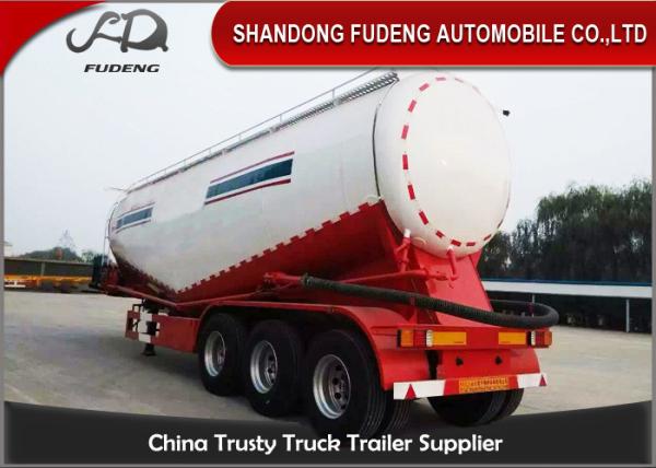 50 m³ Bulk Cement Tanker Trailer Single Compartment Dimension 11.5m × 2.5m × 4.0m