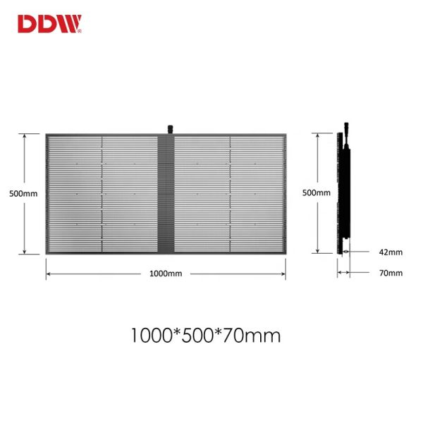 Super Bright Clear Curtain Video Wall Panel P2.6 P2.8 P3.91 Transparent Led Screen for Exhibition Showroom Advertising Display