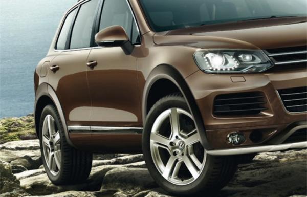 Plastico preto PP Volkswagen Touareg 2011 Flares de arco de roda Durável