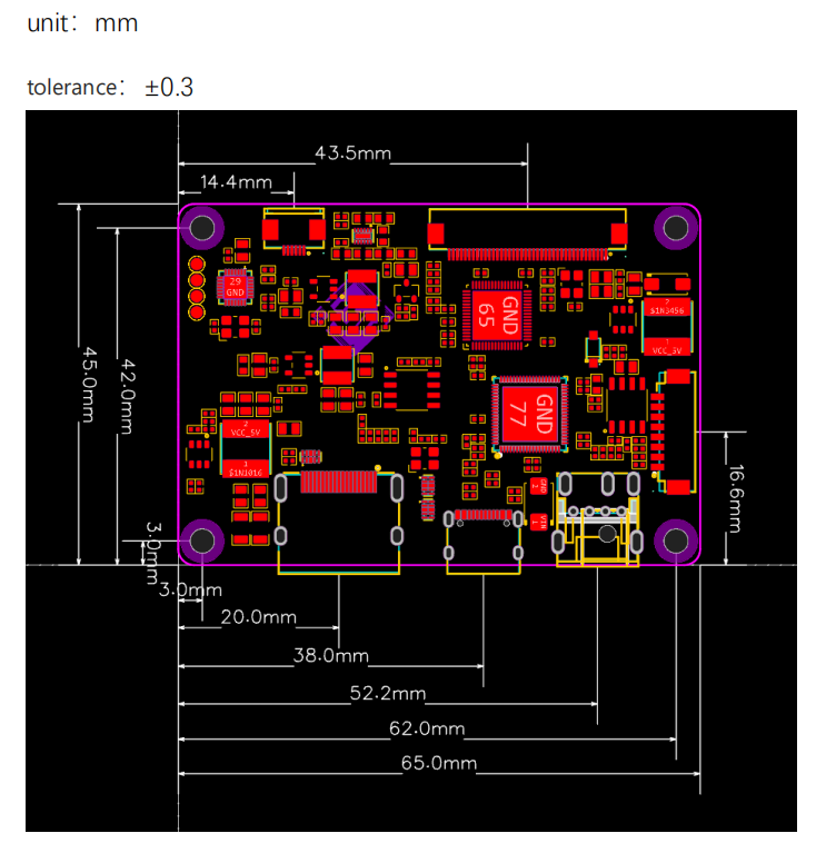 MIPI DSI Display Driver Board With HDMI 1.4 Input / 12V Power / 5V USB Interface