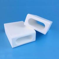 Partie de remplacement au laser Longueur 115 mm Manche de protection en céramique pour tube de débit de quartz à trou elliptique