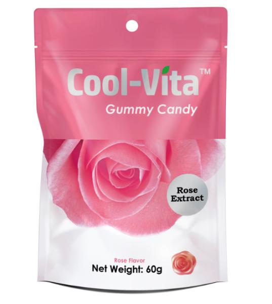 Flower Shaped Adult Gummy Candy Skin Improving Soft Jelly Candy With Rose Extract