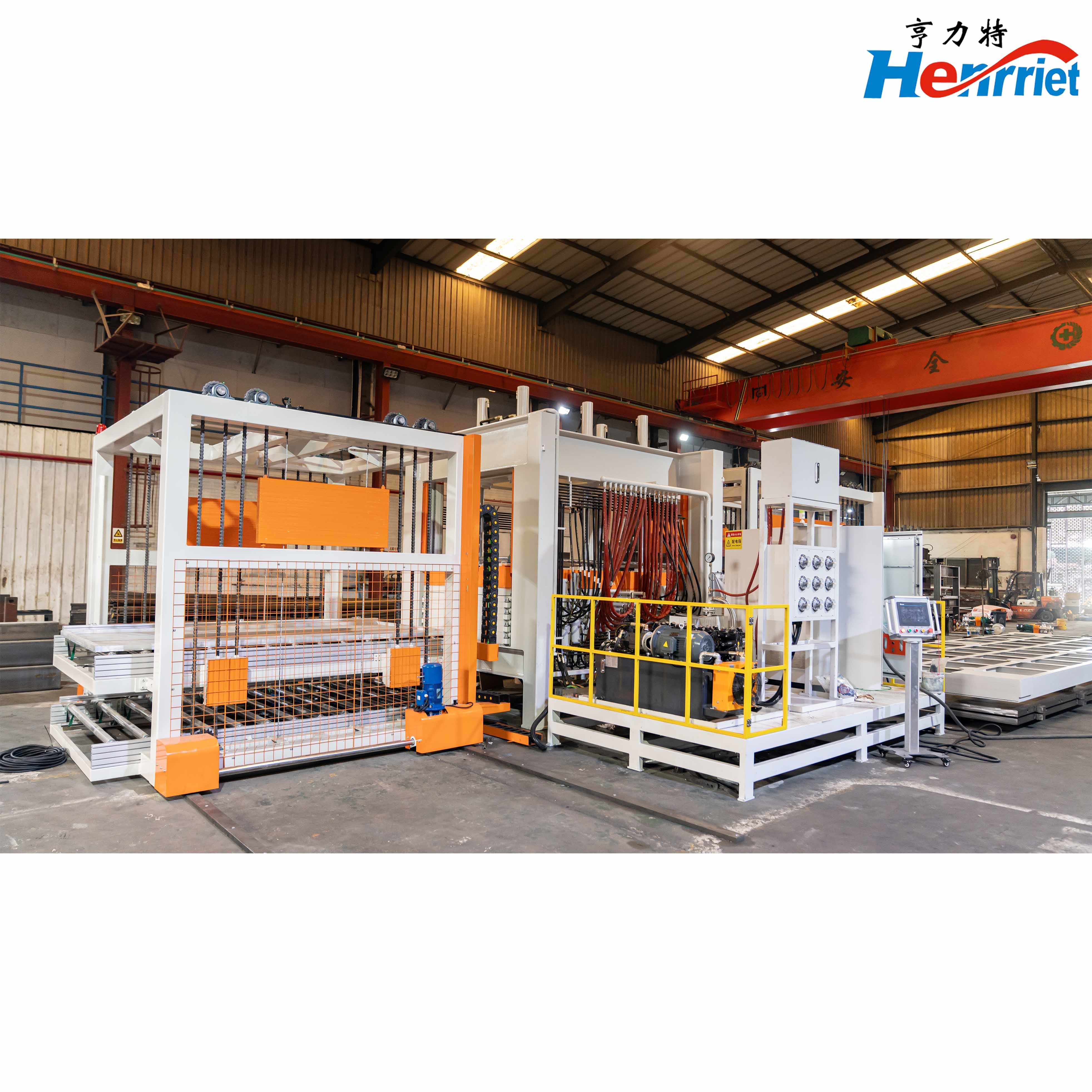 100 Ton Maximum Pressure 8-Layer Automatic Hot Press Machine with 1500mm × 3000mm Pressure Plate for Ceramic Tile Composite Panels