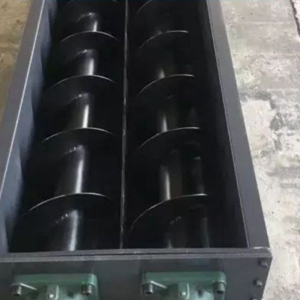 Stainless Steel Heat Resistant Shaftless Screw Auger Conveyor Customized for Dyeing Sewage Treatment