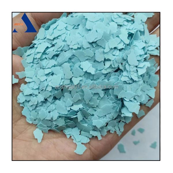 Rubber Coating Decorative Composite Rock Chips Epoxy Floor Flakes 3-6 mm From Hebei