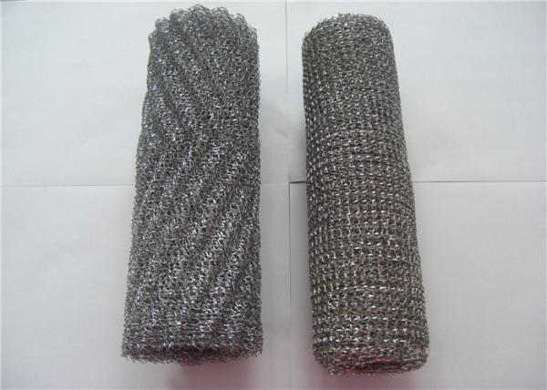 Monel 400 Stainless Steel Mesh Pad Mist Eliminator 0.3mm For Chemical Columns