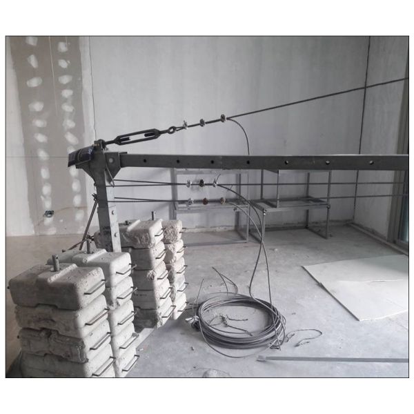 Indonesia 6 meters 630kg ZLP630 temporary electric suspended cradle for BMU