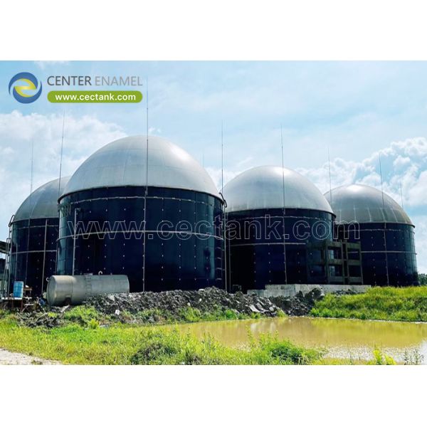 Tanques de biogás de granjas de acero atornillados como digestores anaeróbicos para proyectos de biomasa