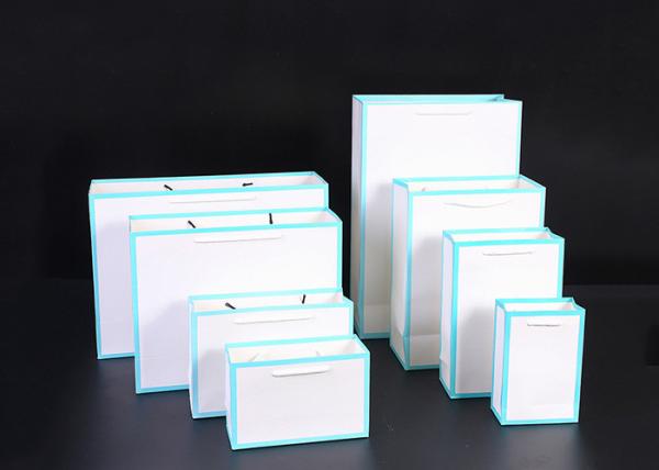 Original Plain Paper Gift Bags White Paper Gift Bags With Handles For Christmas