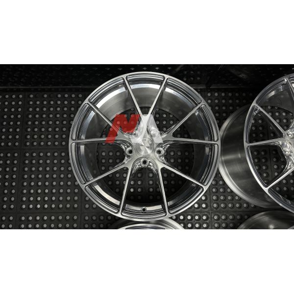 BMW Forged Wheels Polished Silver Brushed Face For F87 F80 F82 F90 M2 M3 M4 M5