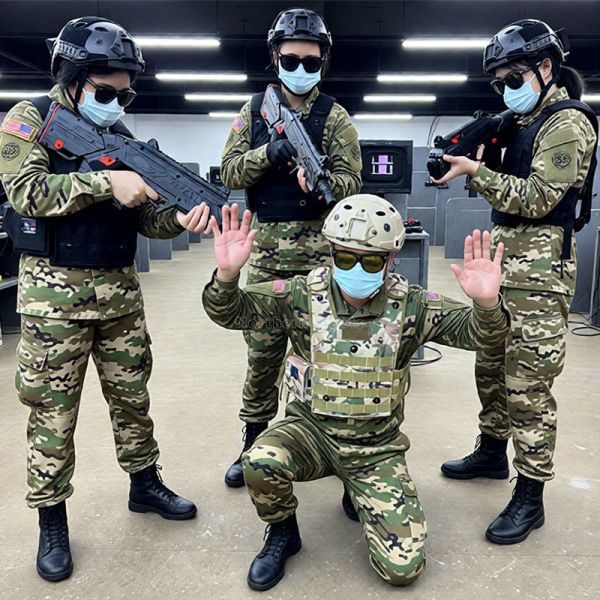 All-Ages Commercial Laser Tag System – Complete Indoor/Outdoor Wireless Set with Smart Guns & Vests
