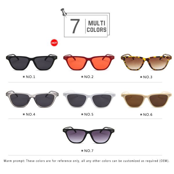 BSCI 146MM Vintage Colored Hot Sale Sunglasses UV400