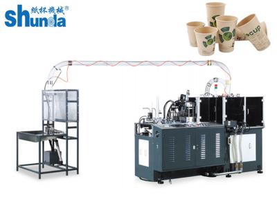 A máquina descartável feito-à-medida do copo de papel para copos chá do gelado e copos de café com PE/PLA revestiu